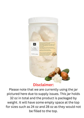HalalEveryDay Ghana Shea Butter raw block boosts skin hydration.