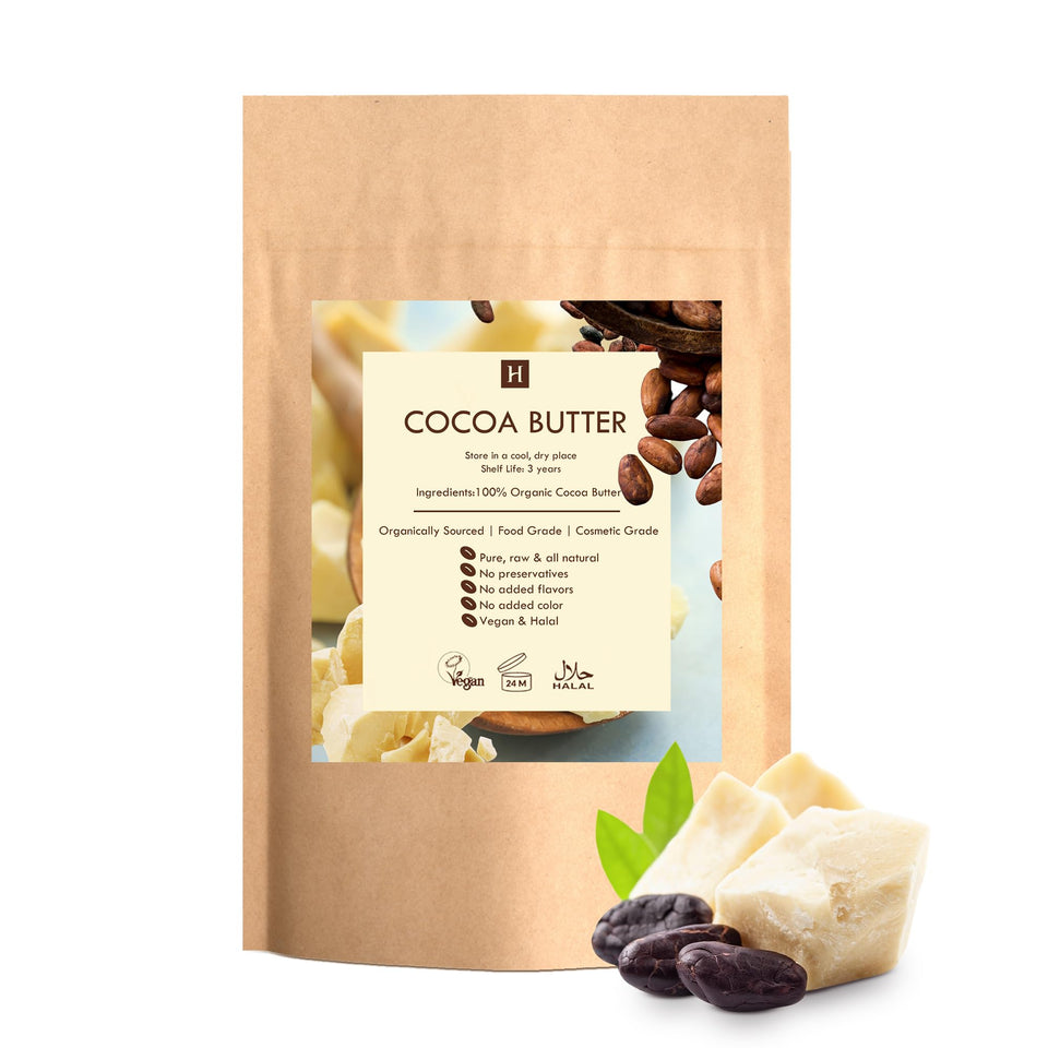 HalalEveryday raw cocoa butter chunks for baking and DIY skincare