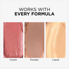 HALEYS Kabuki brush suited for mineral makeup blending.