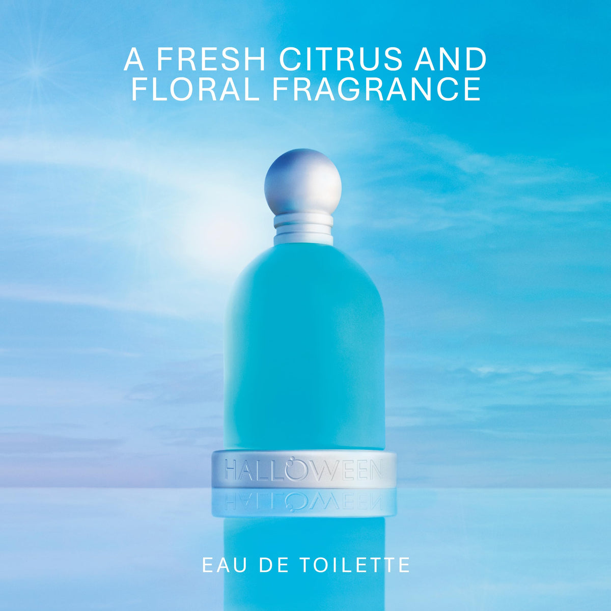 Halloween Blue Drop spray mist delivers even, light application.