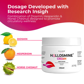 Hallusa Natural Hallosmine lightweight texture on skin absorbs quickly