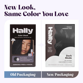 Hally Hair Color Cloud ammonia-free foam for gentle coloring