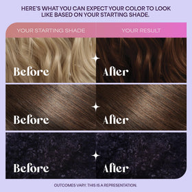 Hally Color Cloud cola application demonstrates easy foam method for clean root-to-tip coverage.