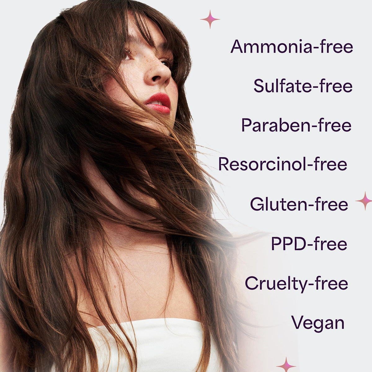 Hally Color Cloud uses chamomile aloe lavender extracts for conditioning while coloring.