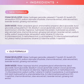 Hally Hair Color Cloud conditioning ingredients chamomile aloe lavender shown
