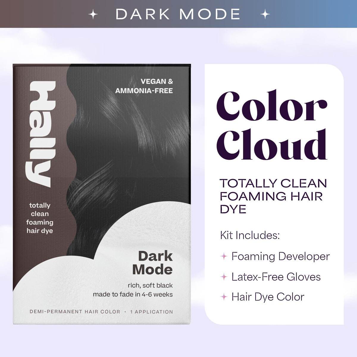 Hally Hair Color Cloud being shook and activated for application