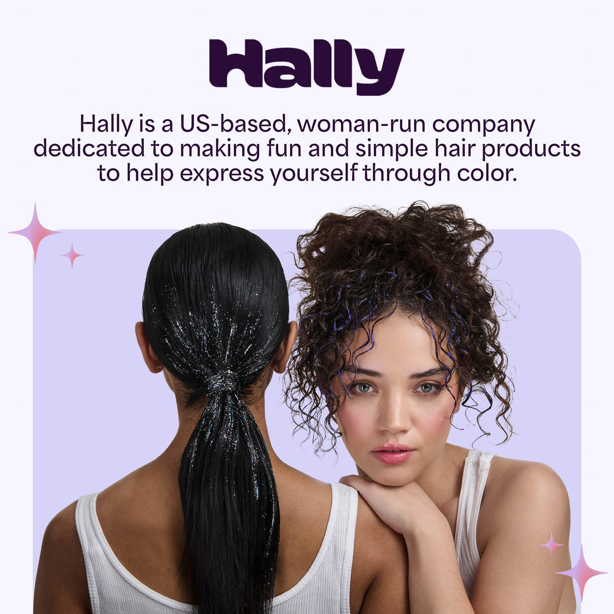 Hally Lady H cherry-vanilla-jasmine balance in an elegant display.