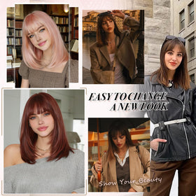 Haloo 16-inch platinum blonde wig packaged in an elegant box great for gifting.