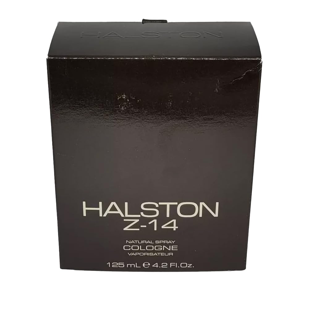 HALSTON Z-14 bottle on shelf scene suggesting premium presence in a dresser.