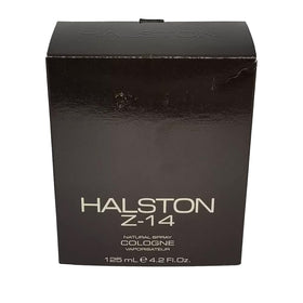 HALSTON Z-14 bottle on shelf scene suggesting premium presence in a dresser.