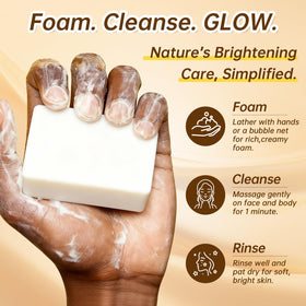 Halsyse compact soap bar packaging with clear product label.