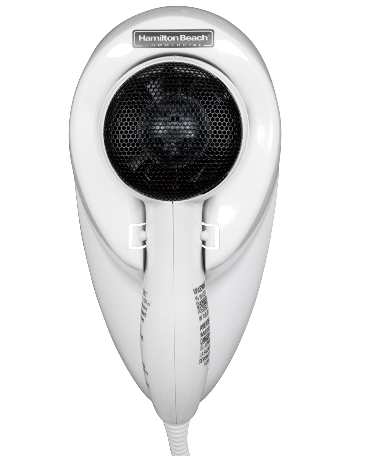 Hamilton Beach Commercial wall-mounted dryer 8251, ergonomic handle for easy grip