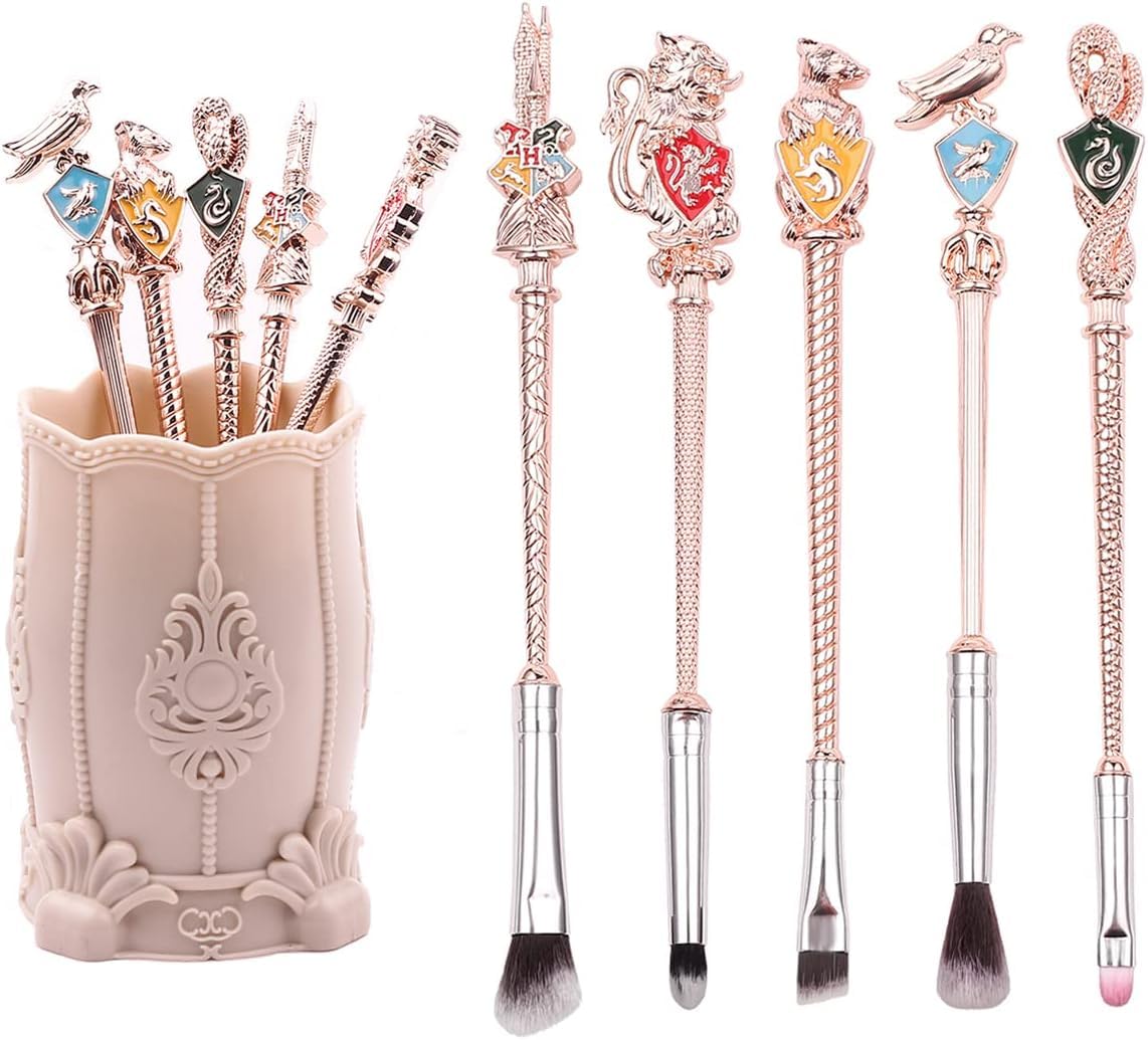 Hamowtux Wizard Wand makeup brushes set for precise, versatile makeup application on eyes and lips