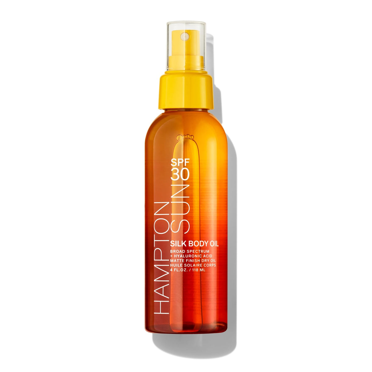 Hampton Sun Silk Body Oil SPF 30 for quick absorption and a non-greasy finish