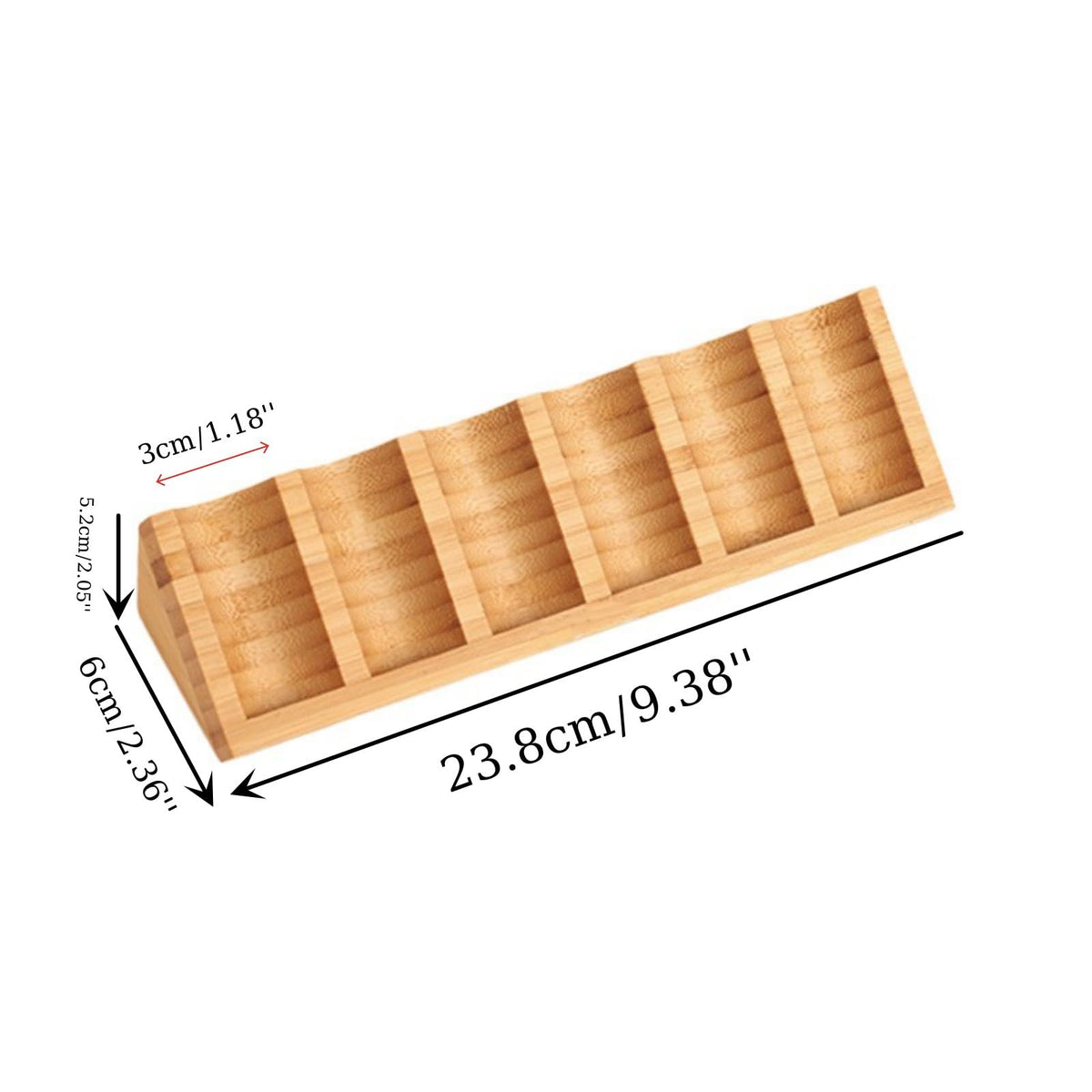 HAN SHENG tabletop essential oil display stand with six slots for quick access.