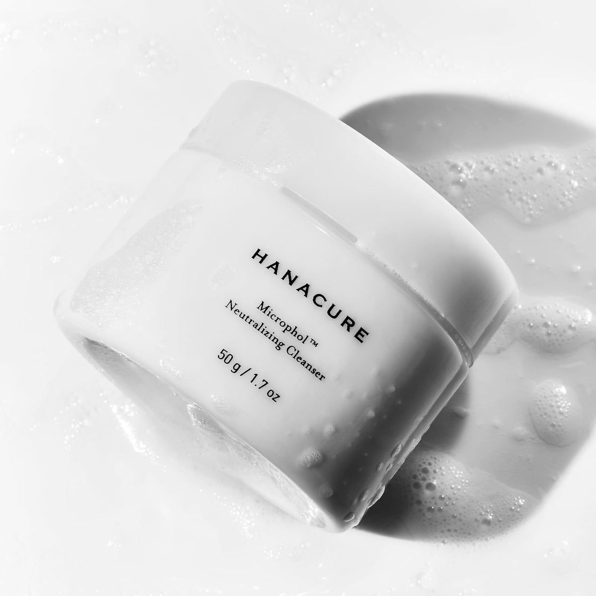 Hanacure Microphol cleanser unscented formula suitable for all skin types