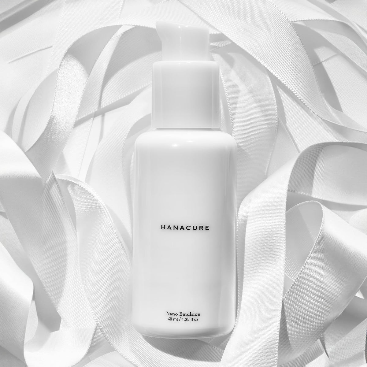 Hanacure Nano Emulsion Moisturizer packaging on a clean surface signals premium daily care