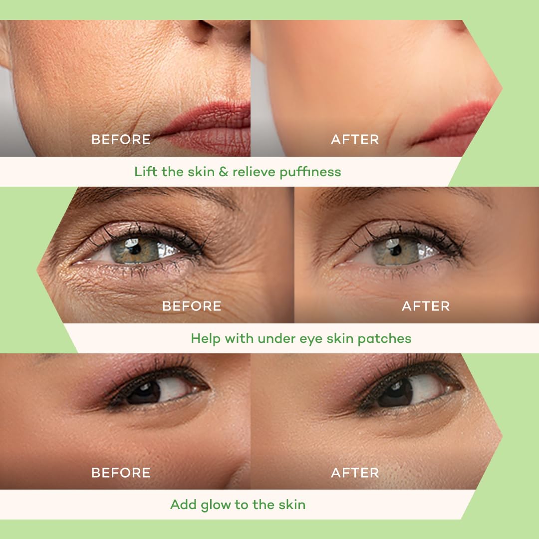Hana Emi LUONKOS set offering lymphatic drainage massage for refreshed skin.