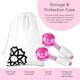 Gift-ready Hana Emi LUONKOS set in pink for thoughtful care.