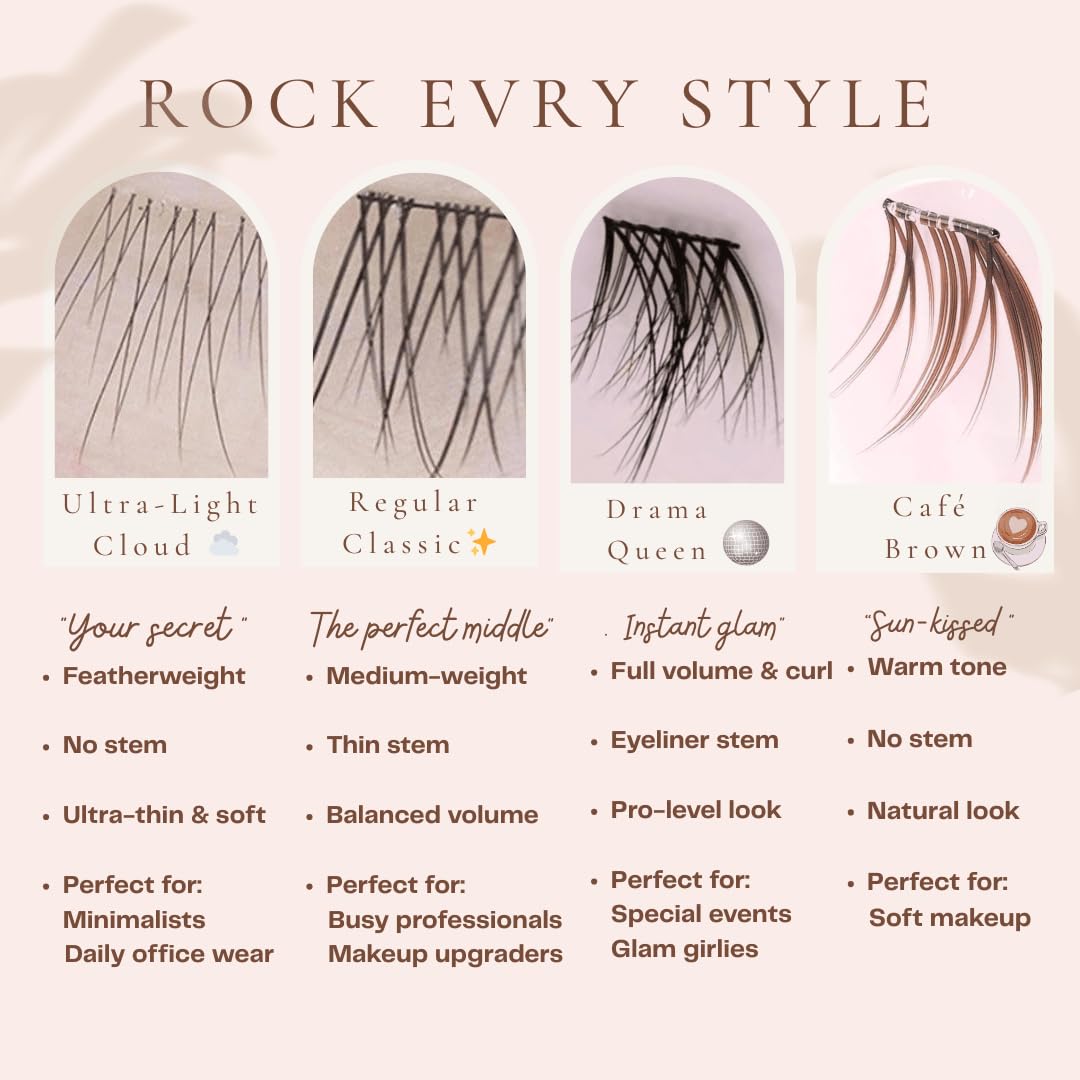 Hanakoko easy-removal lashes allow gentle removal without tugging