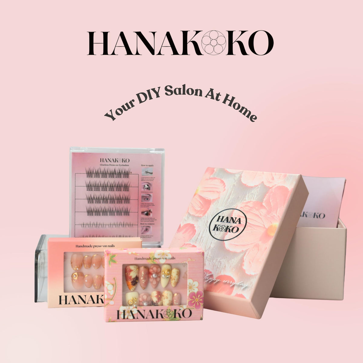 Hanakoko reusable lash kit fits 10-13mm for versatile looks