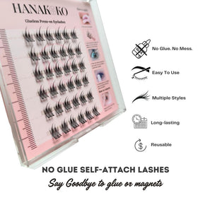 Hanakoko soft gel strip pre-attached ensures natural-looking lift