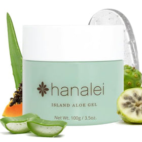 Hanalei Aloe Gel after sun cooling on skin for quick relief