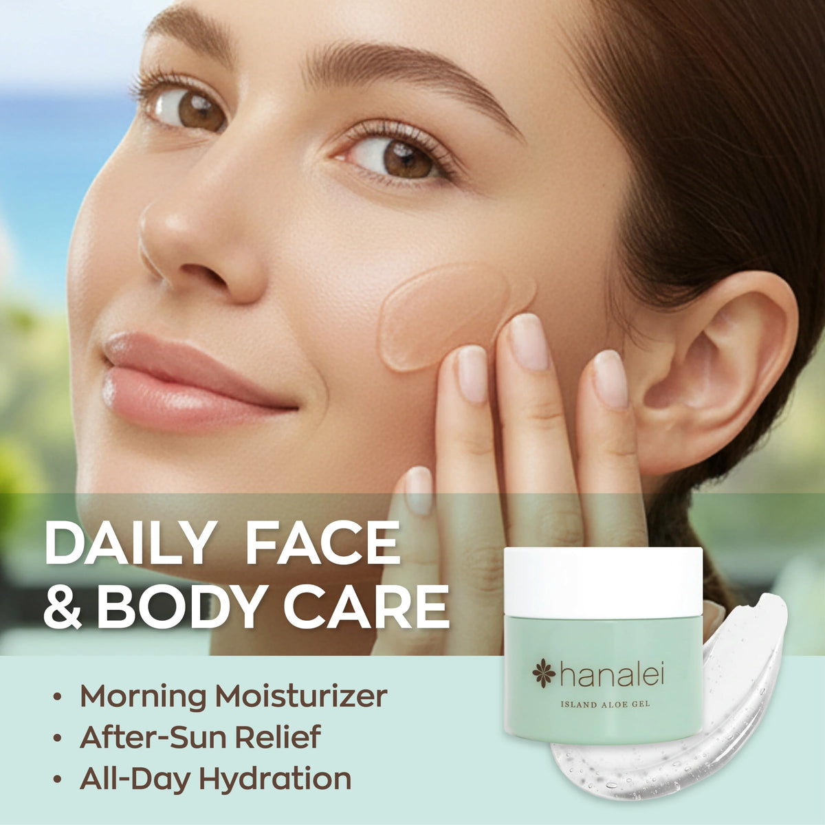 Hanalei Aloe Gel includes Hawaiian noni for natural care