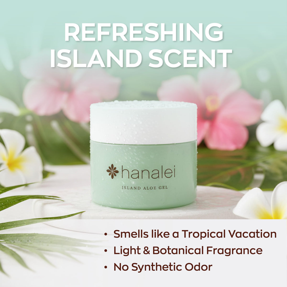Hanalei Aloe Gel features pure aloe vera for gentle balance