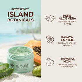 Hanalei Aloe Gel quickly absorbs to moisturize and soften skin