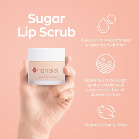 Kukui Oil Lip Treatment being applied to lips