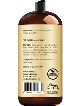 Handcraft Blends Apricot Kernel Oil texture highlights smoothness for homemade blends.