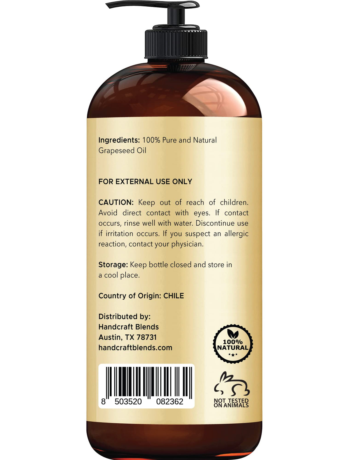 Amber glass bottle close-up highlights light texture ideal for quick absorption.