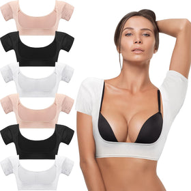 Handepo underarm sweat vest white front view showing breathable design for daily wear