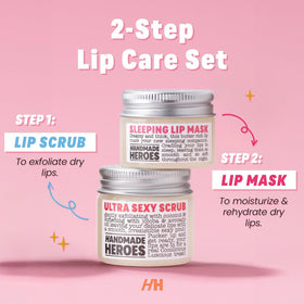 Handmade Heroes avocado oil lip nourishment tin highlights rich conditioning for soft lips.