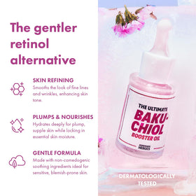 Handmade Heroes neck décolleté care application demonstrating gentle lifting around the neck.