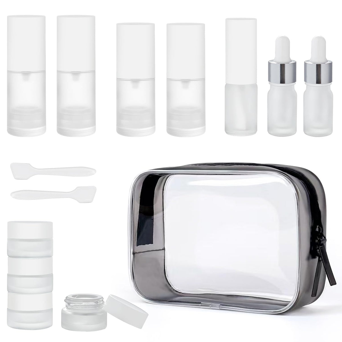 Handmade Max airless pump bottles 20ml for travel