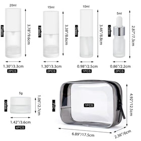 Handmade Max glass spray bottle 10ml for light liquids on the go