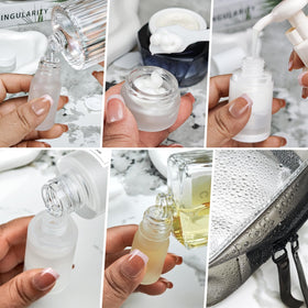Handmade Max glass travel jar 5g for creams and balms