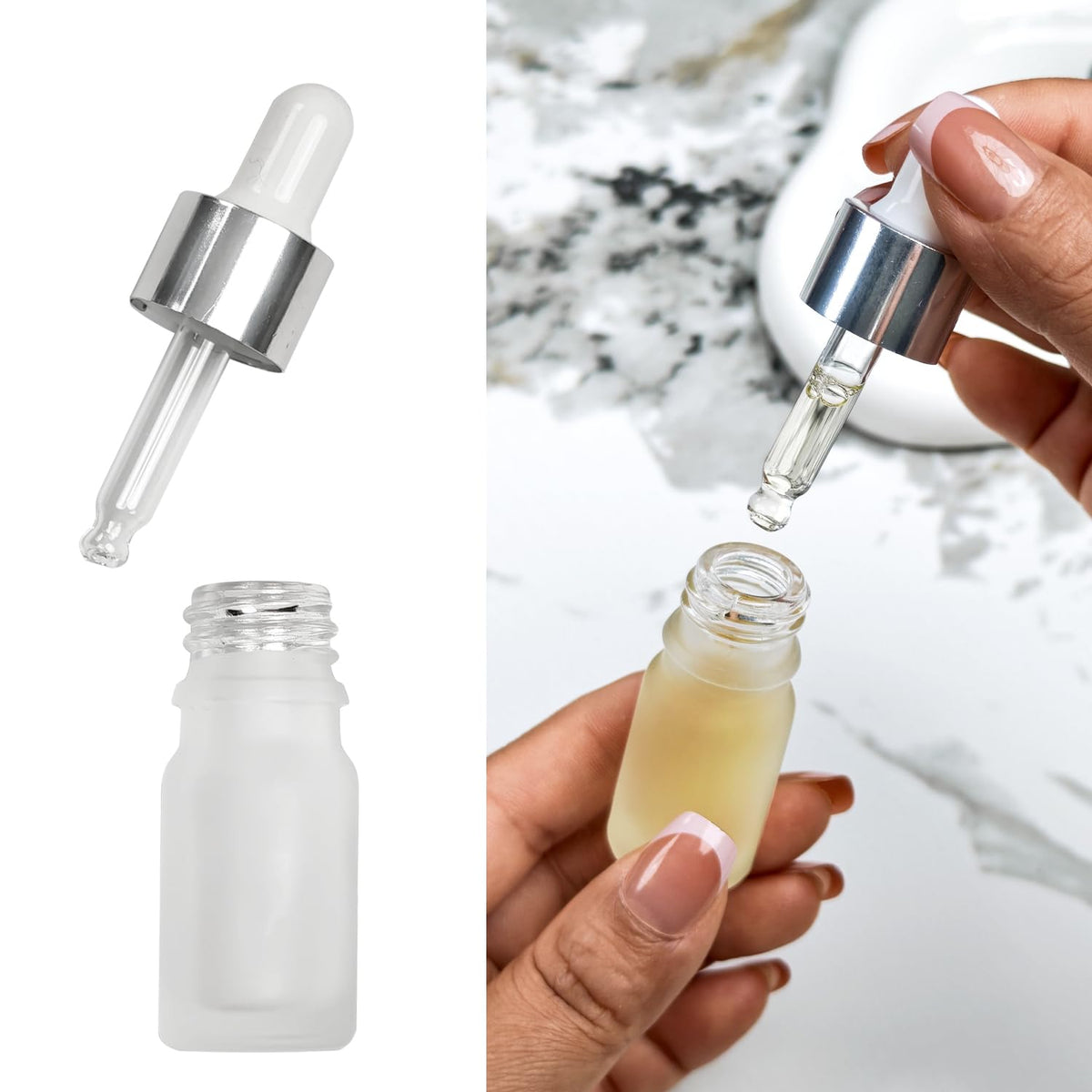 Handmade Max compact travel bottles kit fits cosmetics on trips