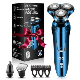 Handsomeface electric razor with 3D floating heads for a smooth close shave
