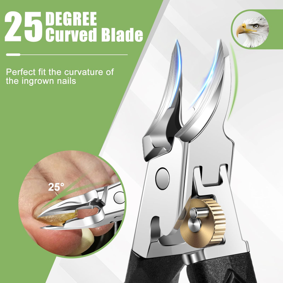 HANDWENG ultra-sharp blades close-up for clean, precise trims.