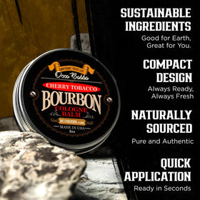 Handy Hound Occo Bobbo cherry tobacco bourbon scent on skin during daily routines