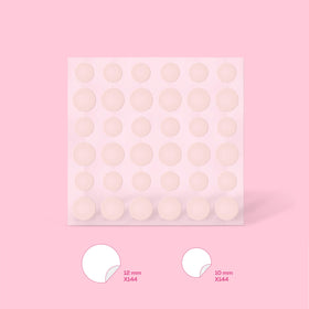 Hanhoo 12mm hydrocolloid patch close-up on skin