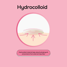 HANHOO Invisible Acne Care patches blend with skin tone.