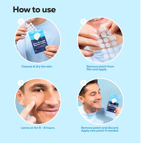 Hanhoo translucent patches blend with skin for discreet day wear