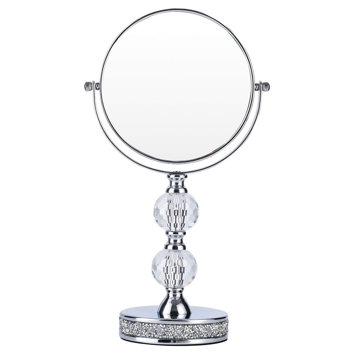 Hanjue makeup mirror 360-degree swivel for full-face view