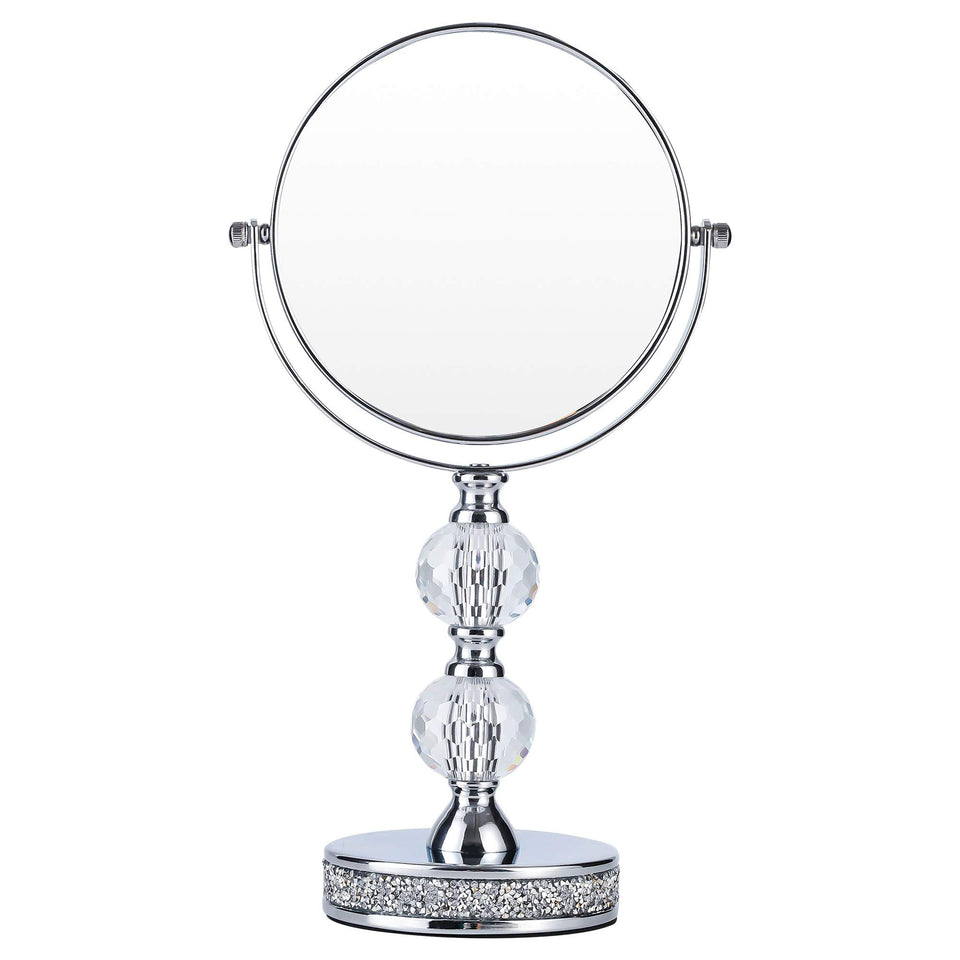 Hanjue makeup mirror 360-degree swivel for full-face view