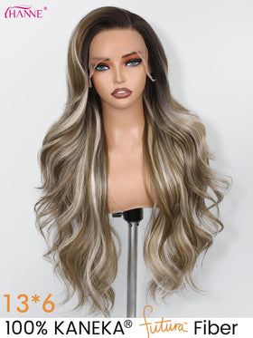 HANNE 29in wavy flip curl shows dramatic length and movement.