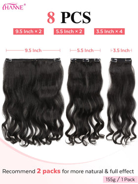HANNE ideal for work or events with defined curly texture